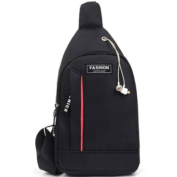 02 mini bolsa mochila transversal unissex bolsos preto