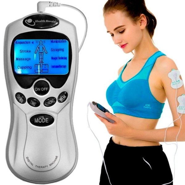 09 massageador eletrico digital tensao muscular 4 eletrodos