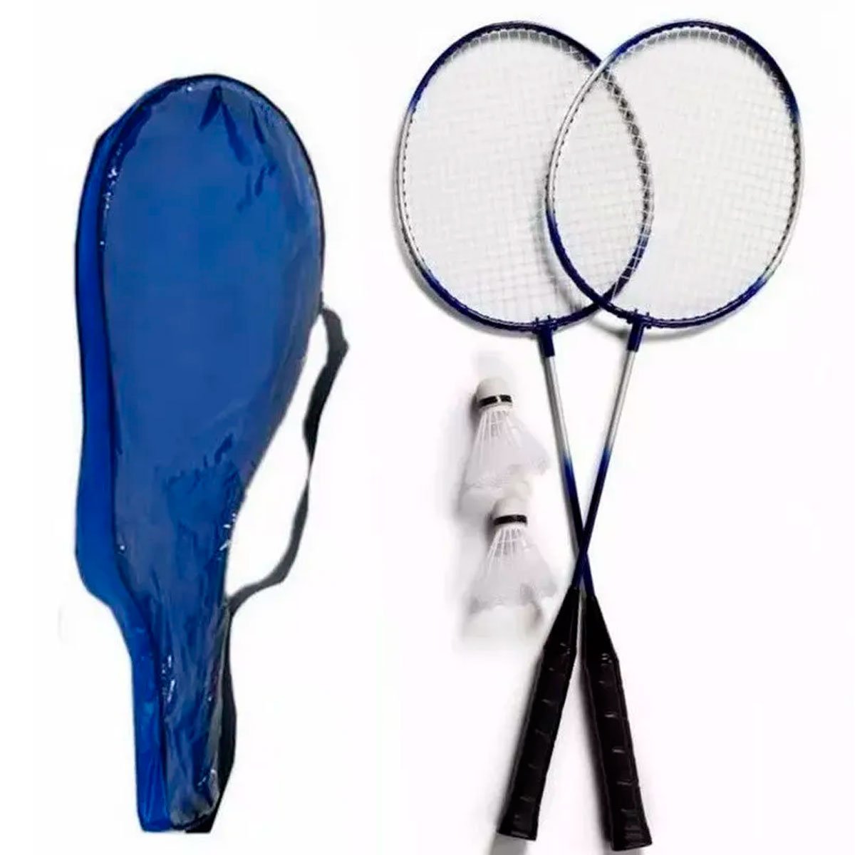 kit 2 raquetes badminton petecas e bolsa1
