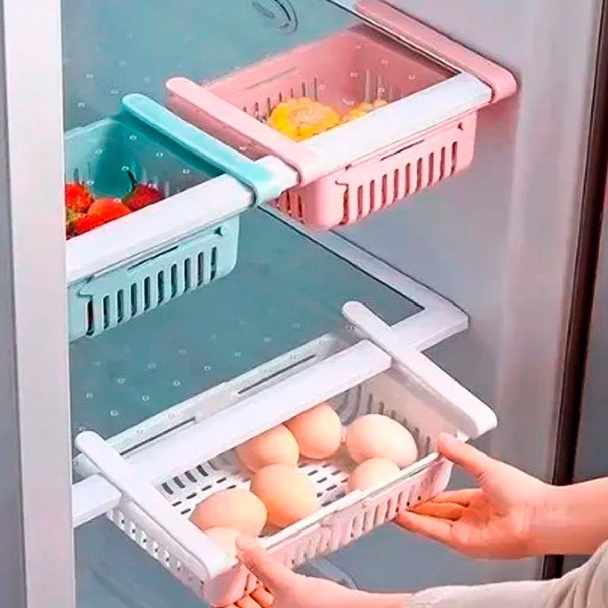 cesto organizador de geladeira multiuso2