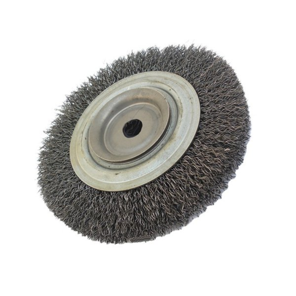 escova circular ondulada aço inox