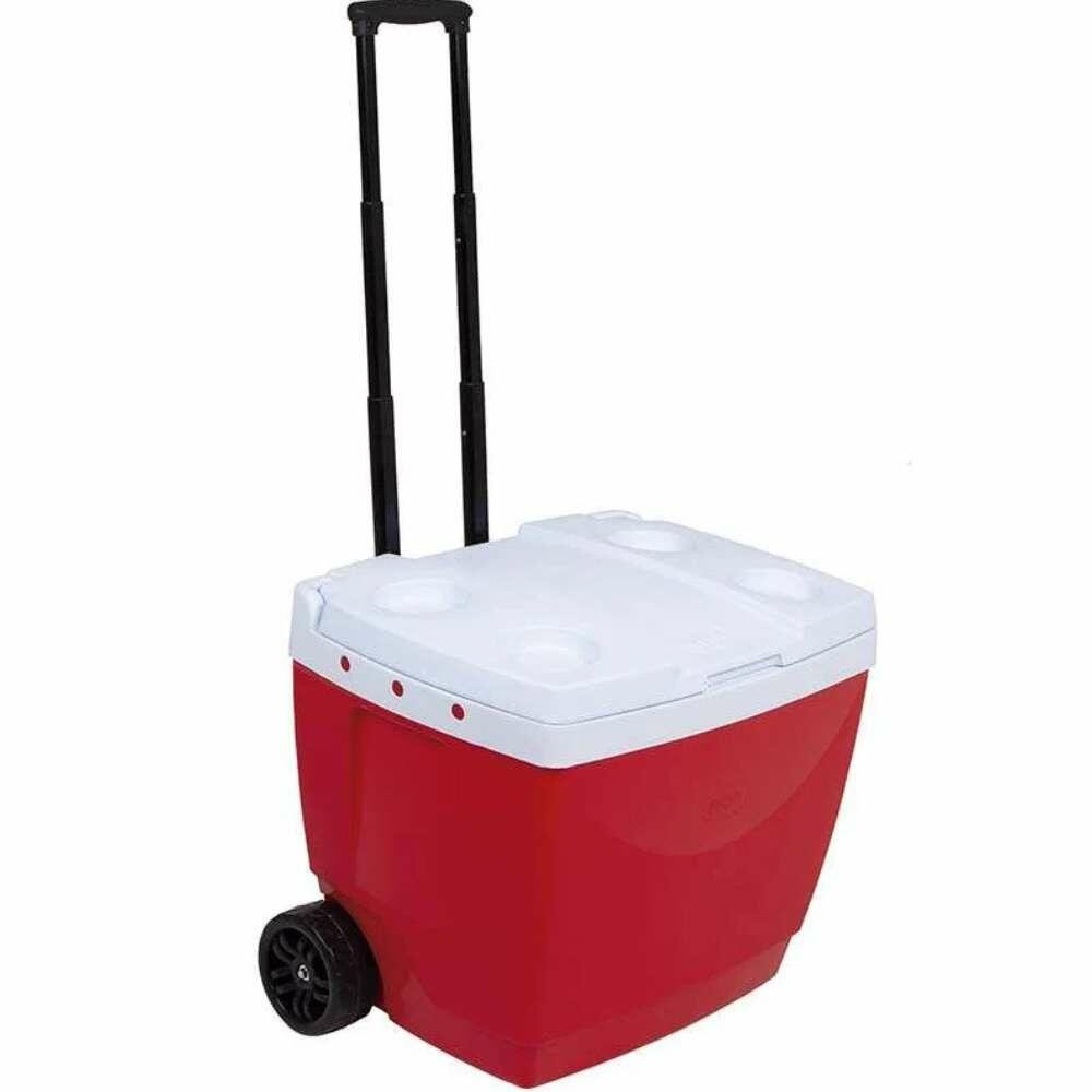 Caixa Térmica 42l 56 Latas Com Roda e Alça Mor Azul