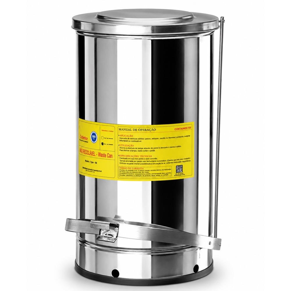 Container de Segurança R7-05L P/ Despejo Anti Explosão Redentor