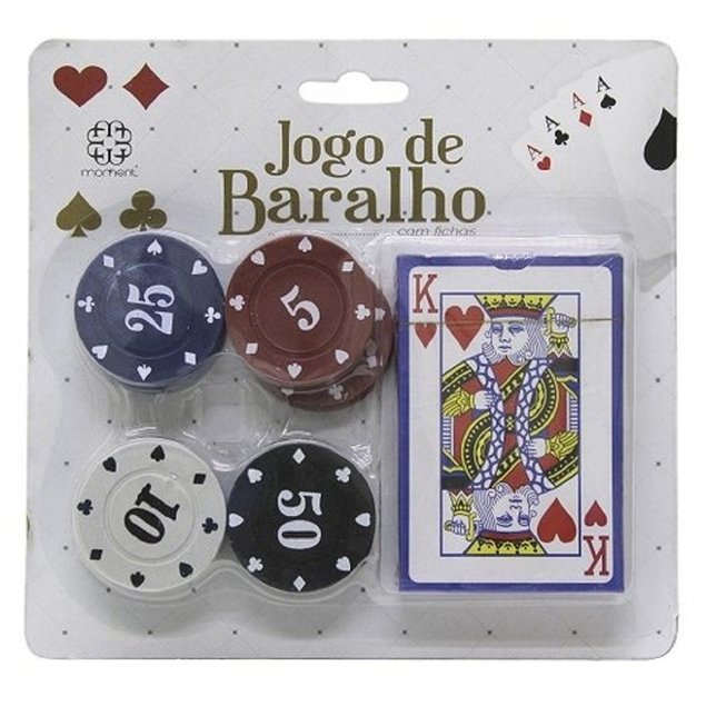 2un Baralho Jogo De Cartas Preto Com Azul 54 Cartas : :  Brinquedos e Jogos