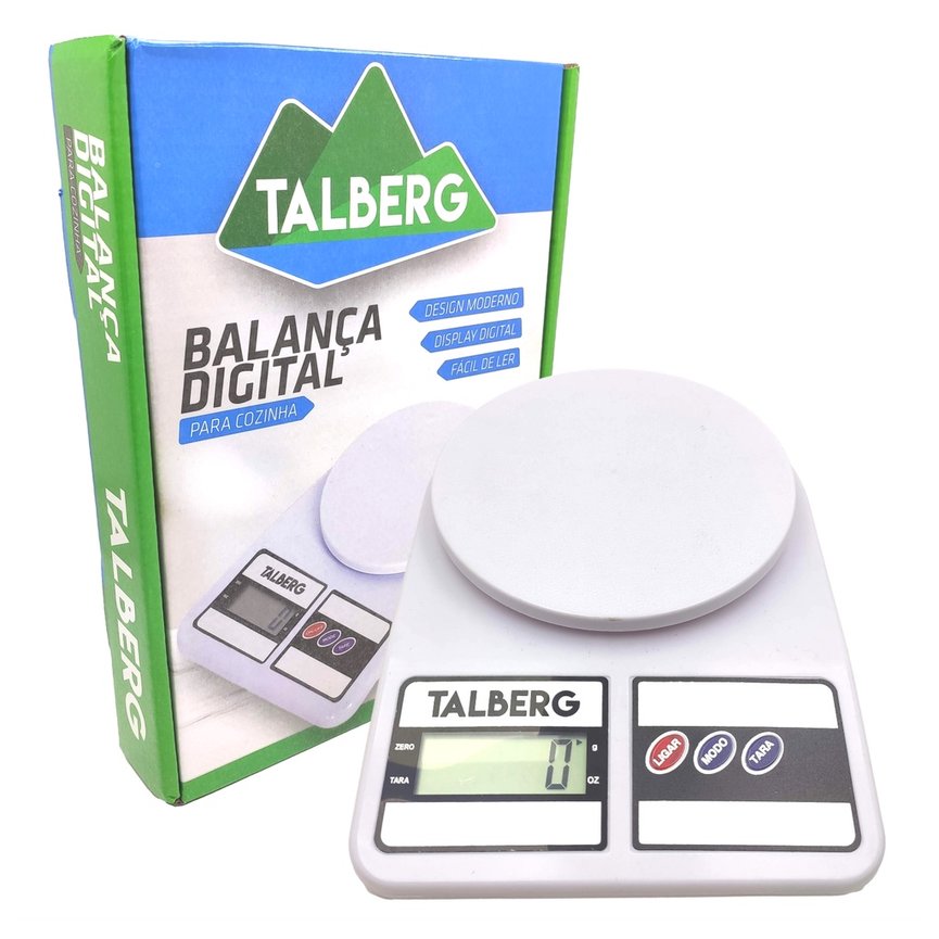 Balança Digital Cozinha Alta Precisão 10kg Talberg - TAL0212
