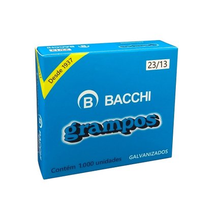 Grampo Para Grampeador Enak 23/13 C/1000 Unidade Bacchi Cis