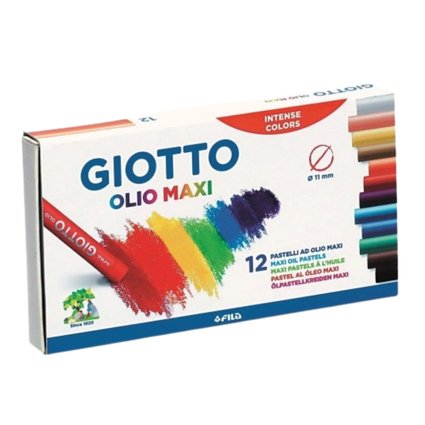 Giz Pastel Oleoso Olio Giotto C/12