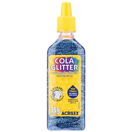 Cola Glitter 35gr Acrilex 221 Céu Estrelado