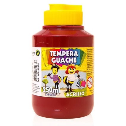 Tinta Guache Acrilex 250ml 565 Vinho