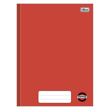 Caderno Brochurao Cd Pepper 60 Folhas Vermelho