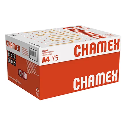 Papel Chamex Office 210x297 A4 C 500 - Cx C/10