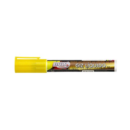 Giz Liquido Brw 6mm 4g Amarelo