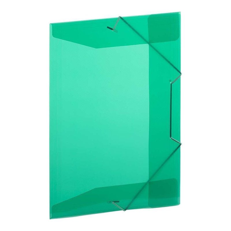 Pasta New Line Mini Com Aba Elástico Verde