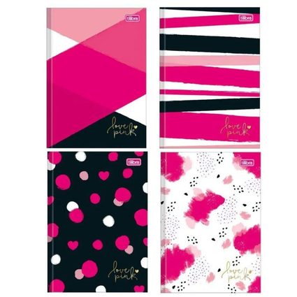 Caderno Brochura Cd Love Pink 80fl