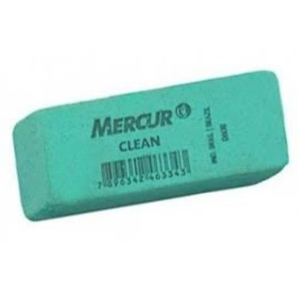 Borracha Mercur Clean Color/verde Unidade