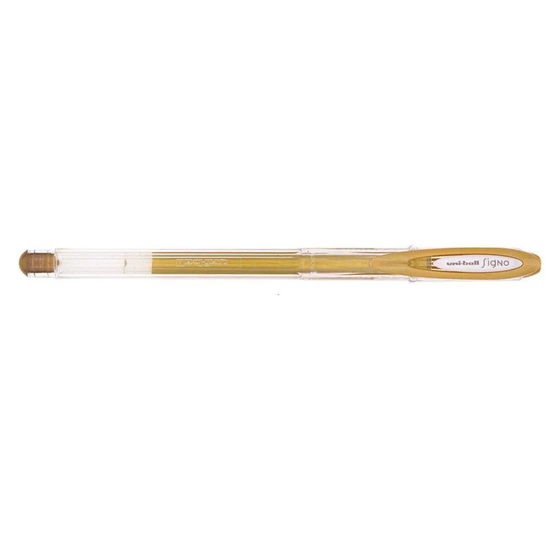 Caneta Uni Ball Signo Gel Ouro UNICO