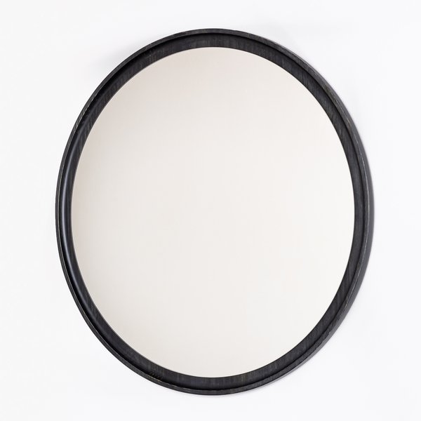 espelho preto redondo 60cm 1