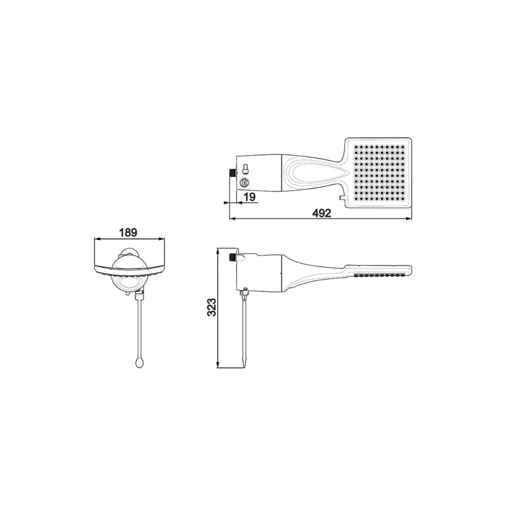 Chuveiro Lorenzetti Loren Shower Ultra Eletrônico Branco - 220V — foto 5