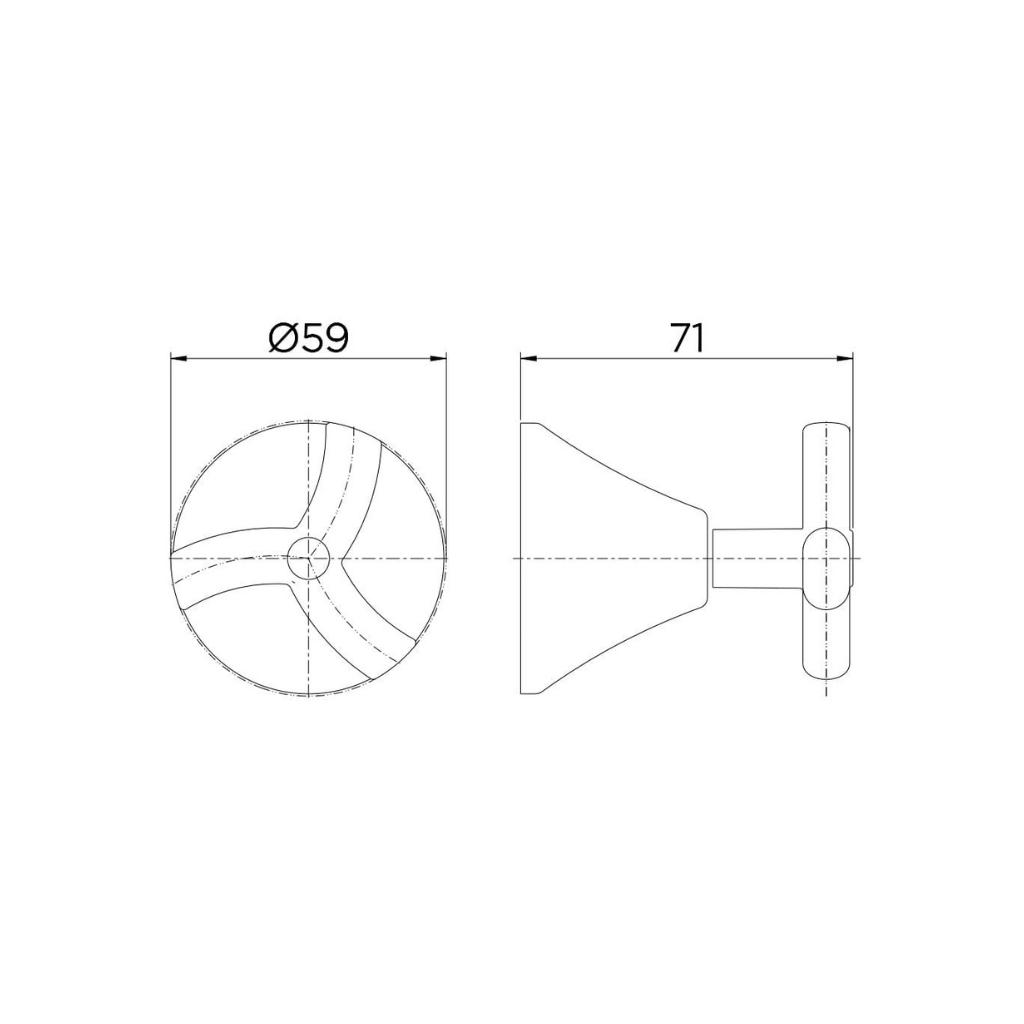 Acabamento para Registro Docol Primor 675306 DocolBase 1/2", 3/4" e 1" Cromado — foto 3