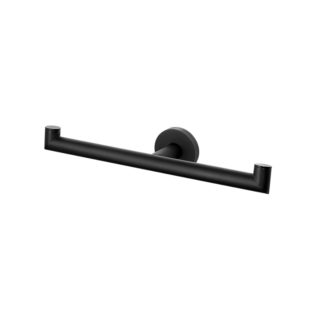 Toalheiro / Papeleira Dupla Lorenzetti Loren Loft 2022 B82 Preto - 