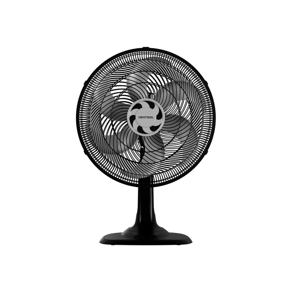 Ventilador de Mesa Ventisol Turbo 6 40cm Preto - 220V — foto 2