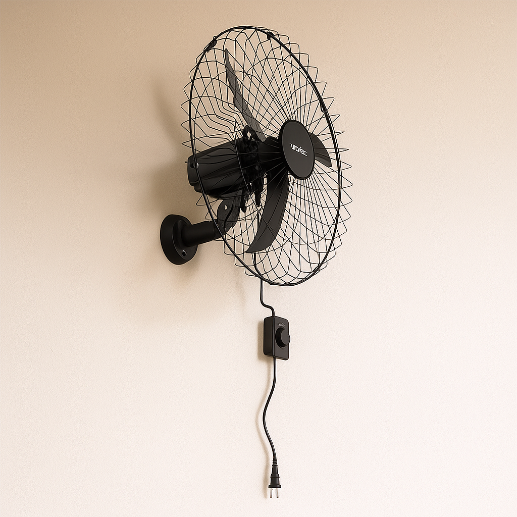 Ventilador de Parede Ventisol New 60cm Preto - 220V — foto 5