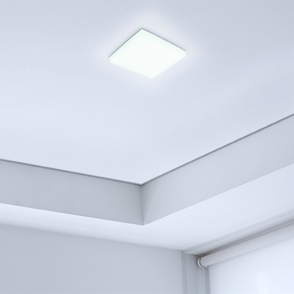 Painel de Led Taschibra Frameless Quadrado Sobrepor 18W Bivolt - 6500K — foto 6