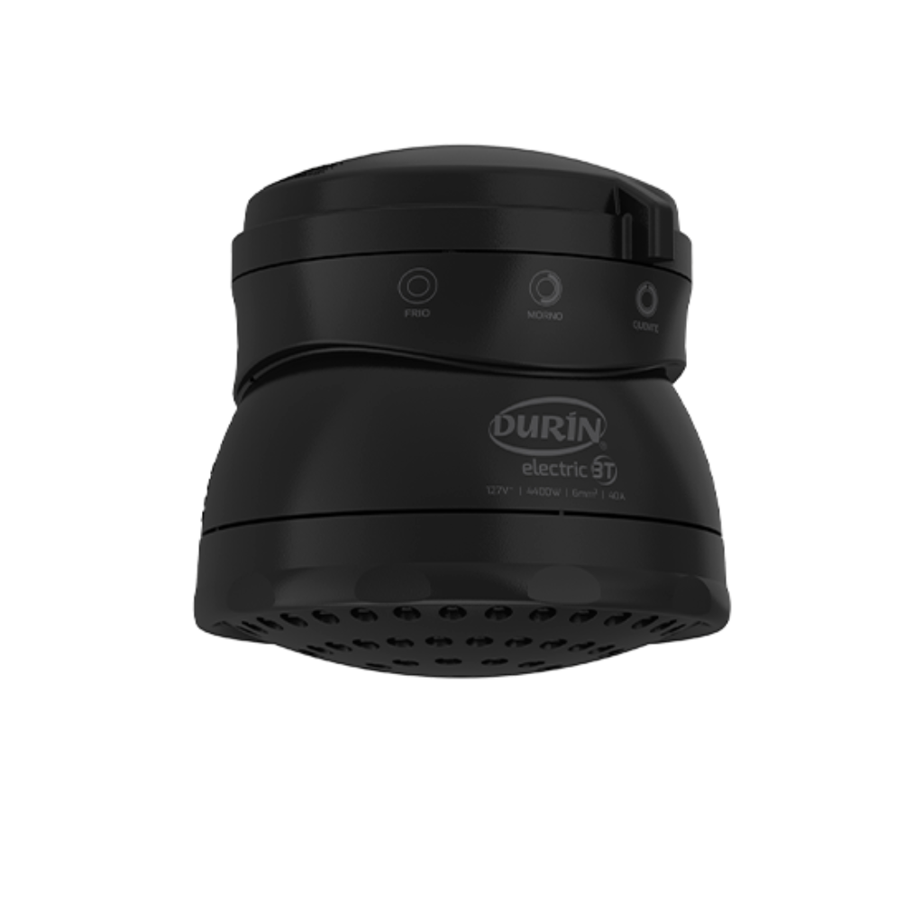 Ducha Elétrica Durin 3T Multitemperatura 20953 5400W Preto - 220V — foto 2