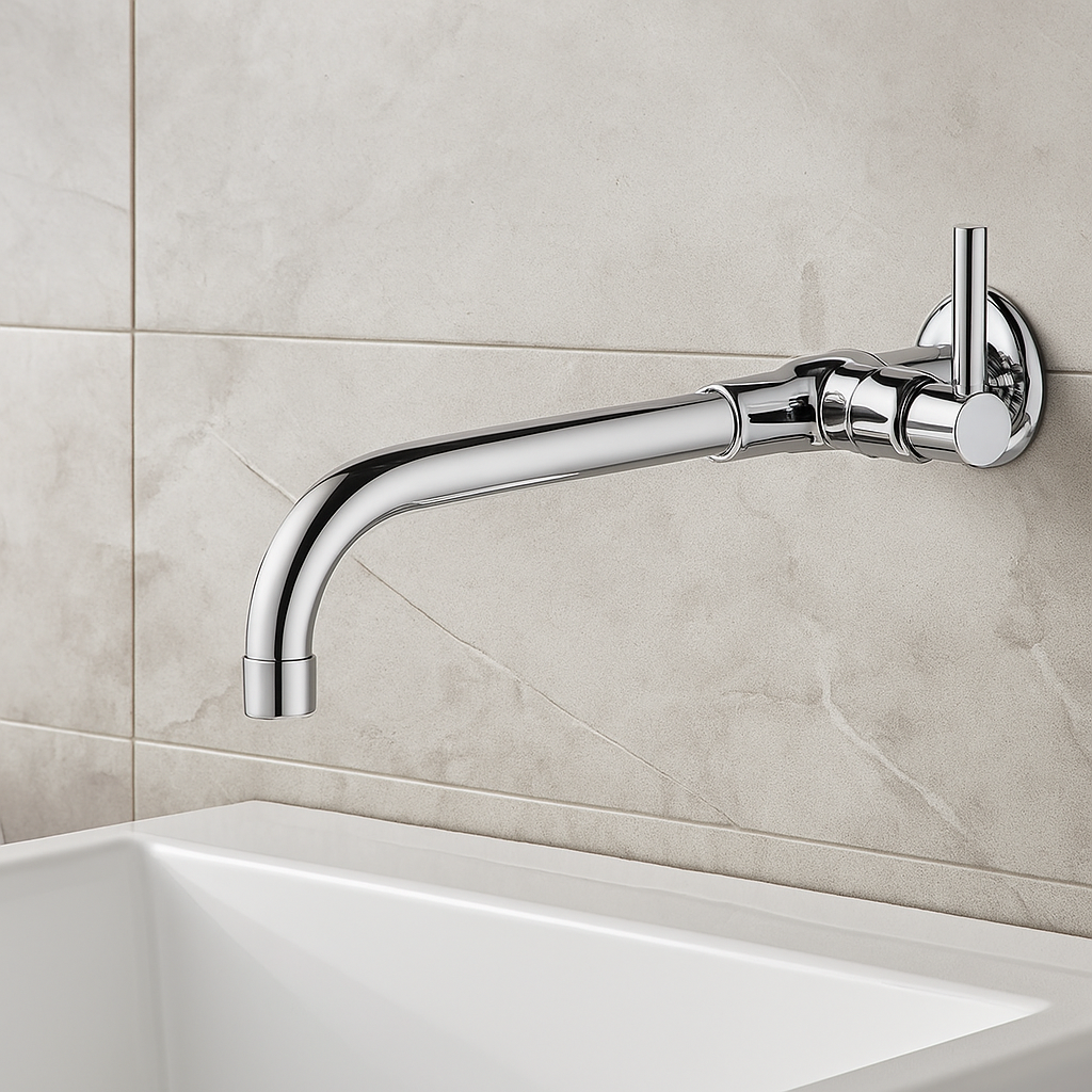 Torneira Lavatório Lorenzetti Fit Slim 1161 C31 de Parede Cromada -  — foto 3
