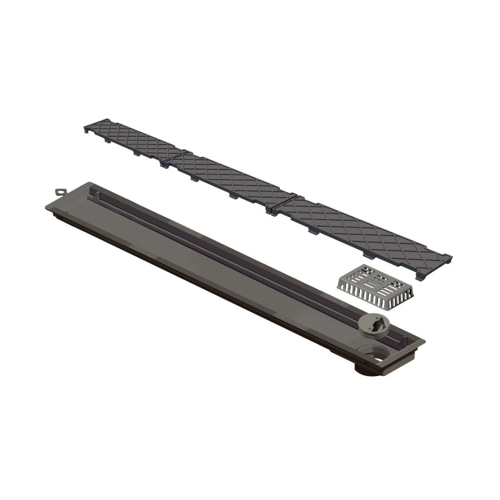 Ralo Linear Novii PVC Seco 6085 75cm Oculto — foto 1