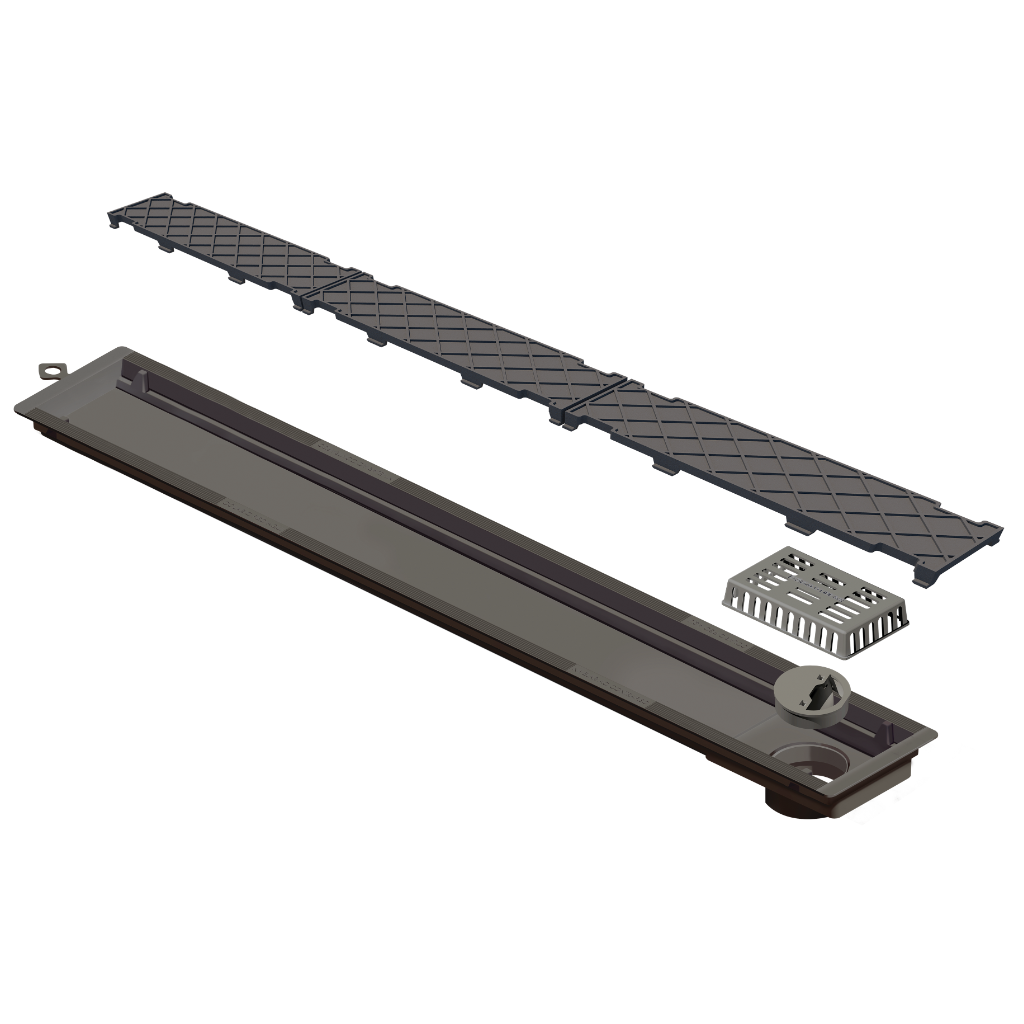 Ralo Linear Novii PVC Seco 6085 75cm Oculto — foto 2