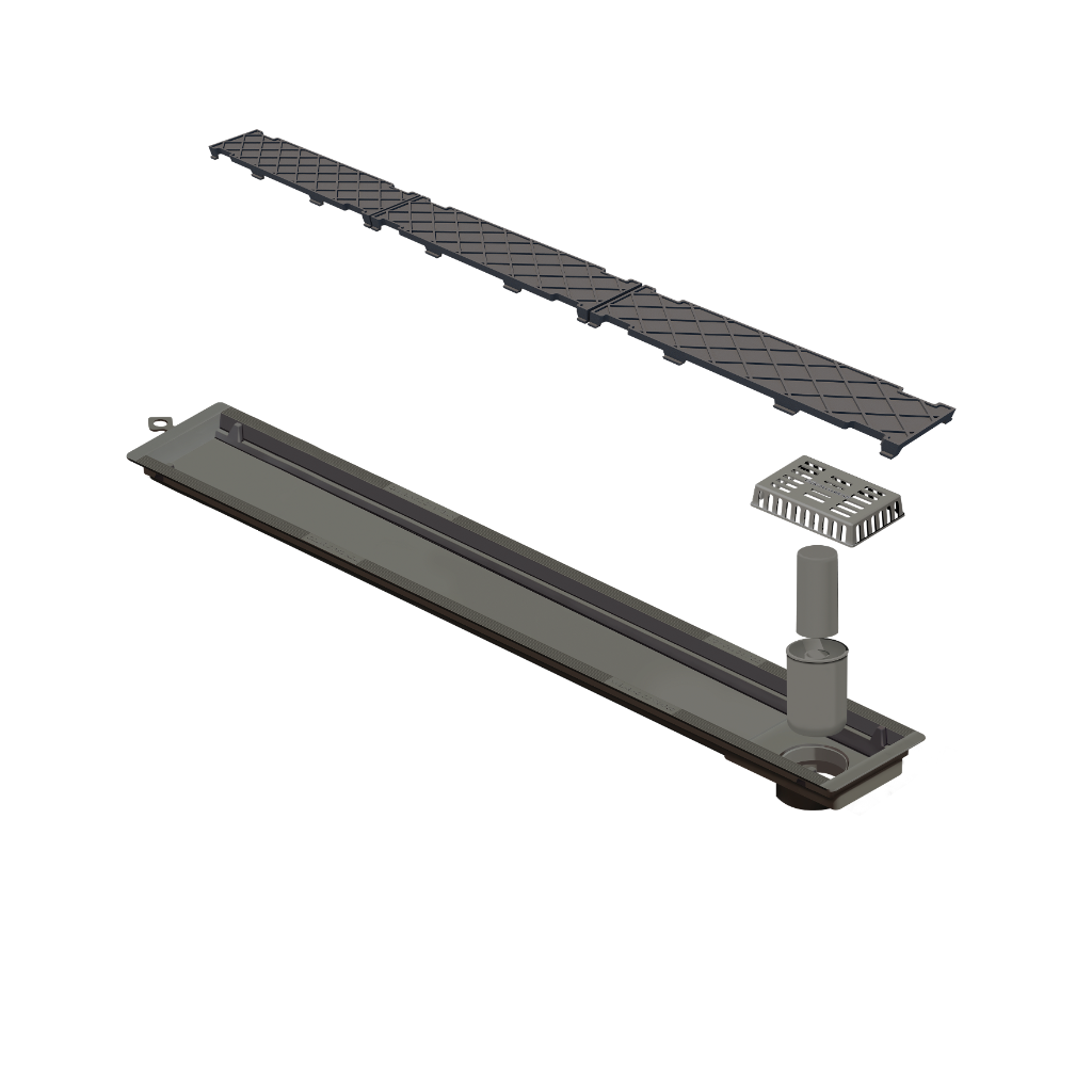 Ralo Linear Novii PVC Sifonado 6087 75cm Oculto