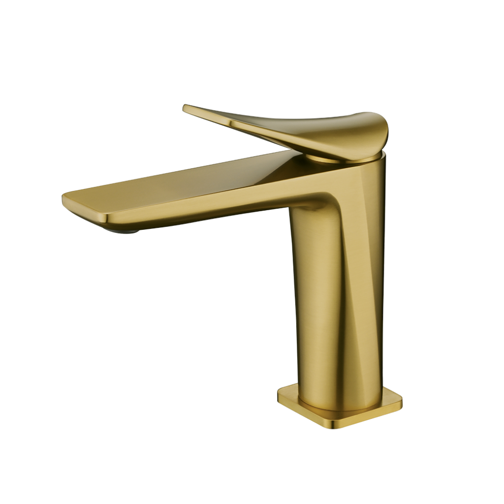 Torneira Misturador Monocomando Lorenzetti Loren Neo 2875 G92 de Bancada Brushed Gold — foto 2