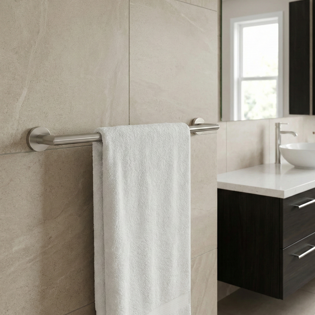 Toalheiro Barra Lorenzetti LorenLoft 2040 N82 Níquel Escovado -  — foto 4