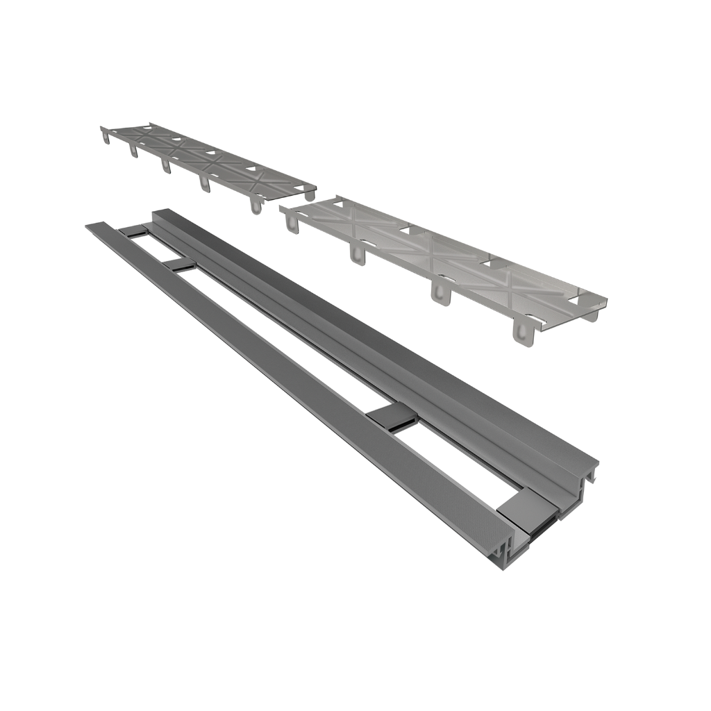 Ralo Linear Elleve Infinity 258 120cm com Tampa Oculta