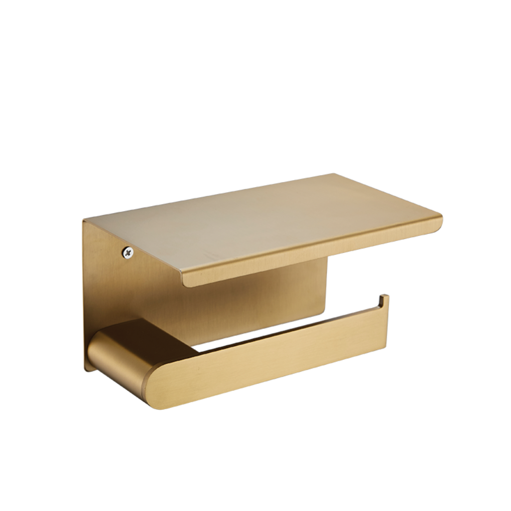 Papeleira com Suporte Lorenzetti Loren Trend 2024 G87 Brushed Gold -  — foto 2