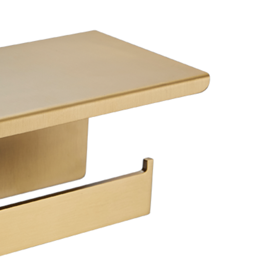 Papeleira com Suporte Lorenzetti Loren Trend 2024 G87 Brushed Gold -  — foto 4