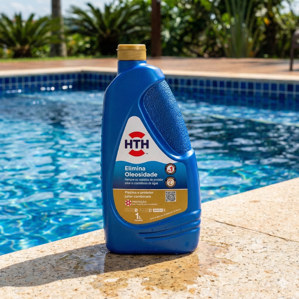 Limpador de Piscina HTH Elimina Oleosidade 1L — foto 3
