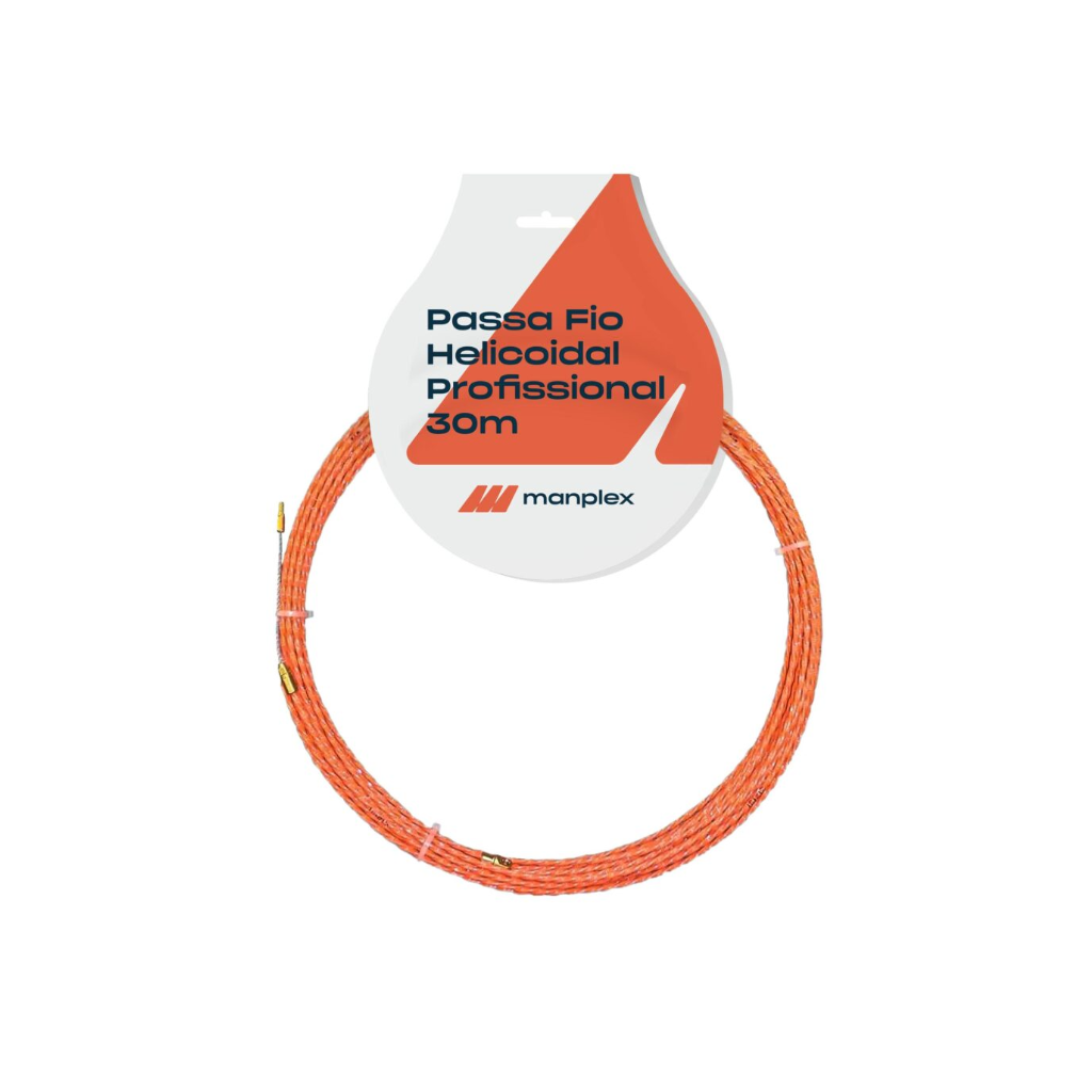 Passa Fio Manplex Helicoidal Profissional - 30 Metros