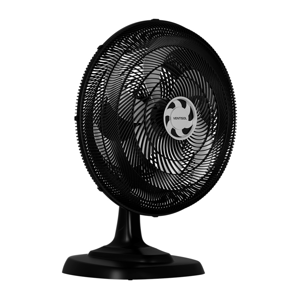Ventilador de Mesa Ventisol Turbo 6 50cm Preto - 220V — foto 2