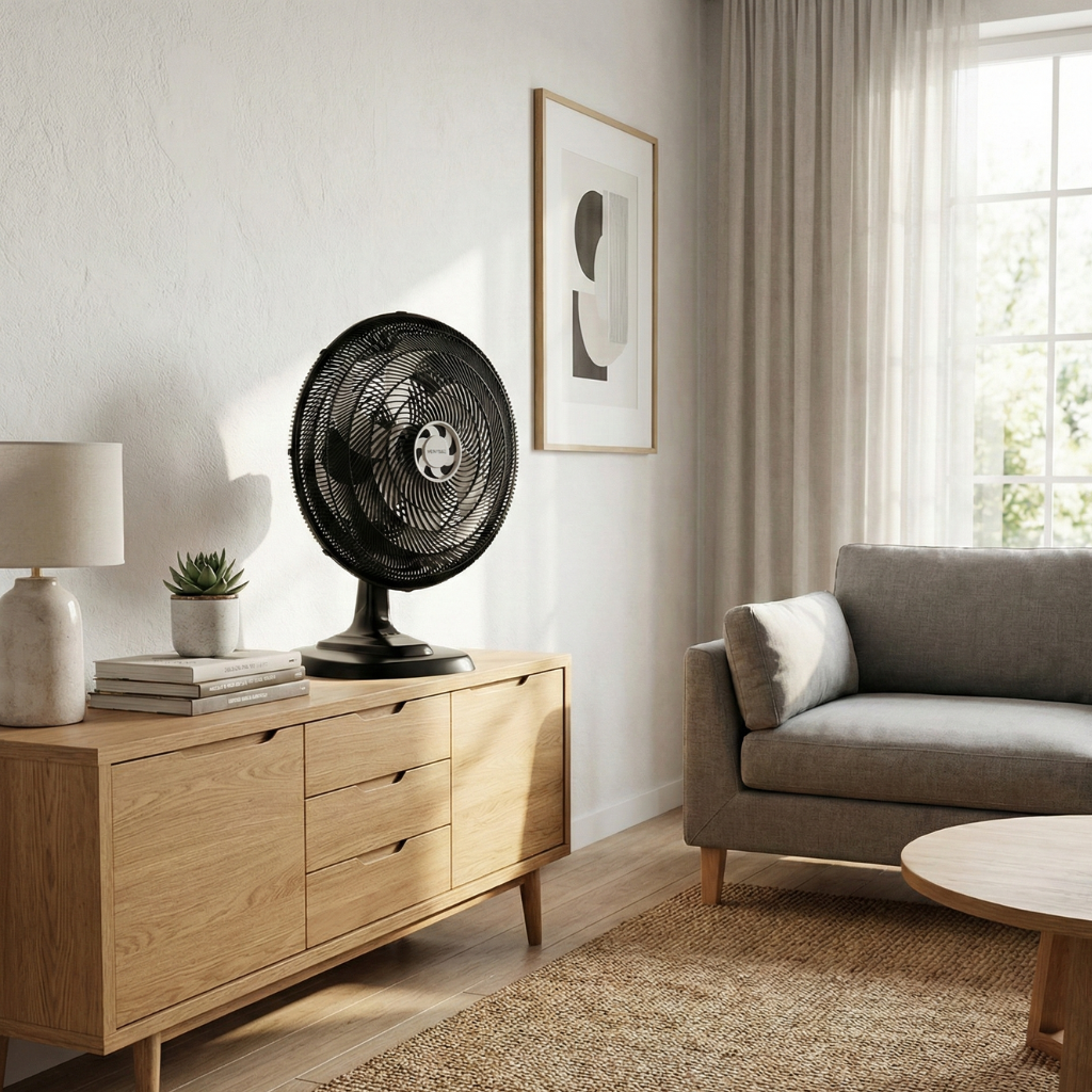 Ventilador de Mesa Ventisol Turbo 6 50cm Preto - 220V — foto 6