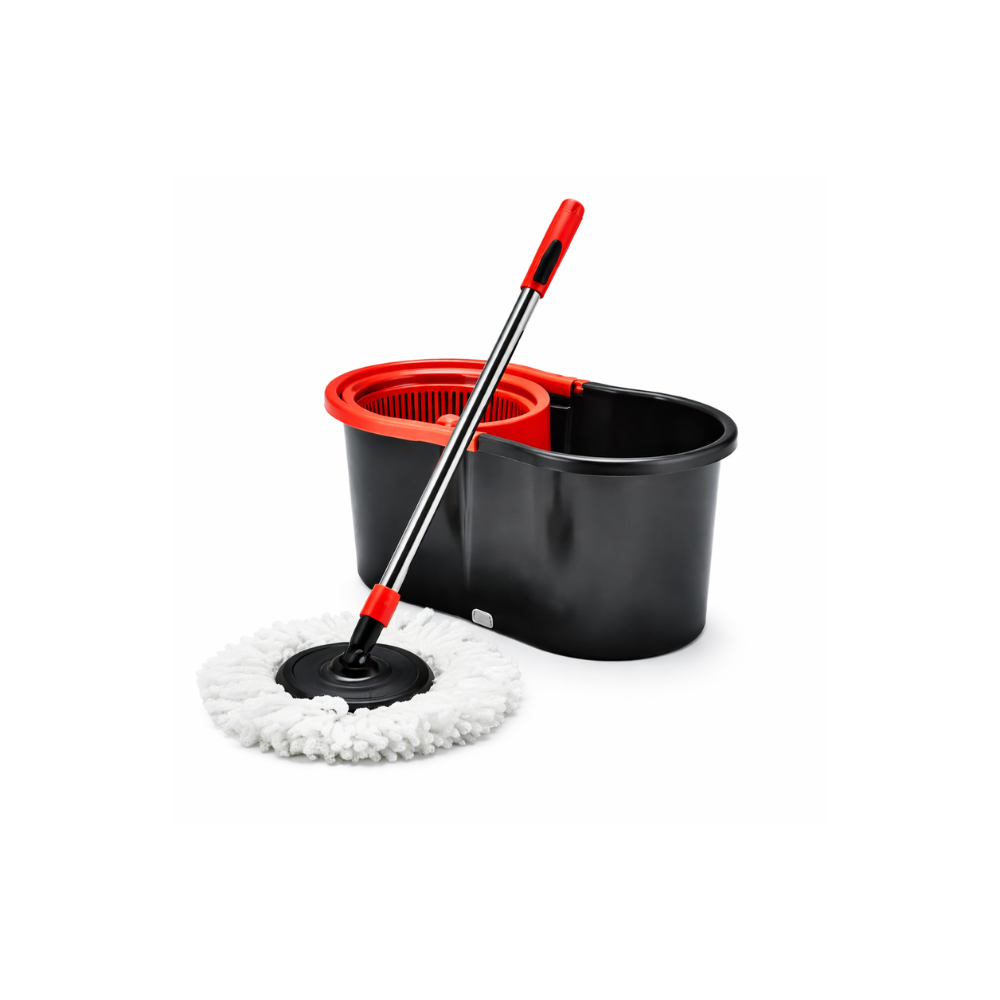 Esfregão Giratório Manplex MOP MaxSpin 13L com Cesto Plástico e 1 refil — foto 1