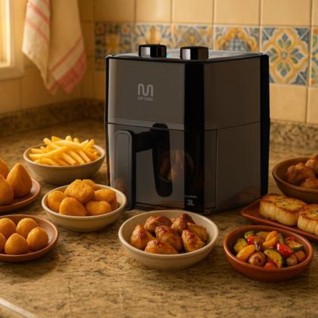 Fritadeira Elétrica Air Fryer Multilaser MF1300 1200W 3L - 220V — foto 7