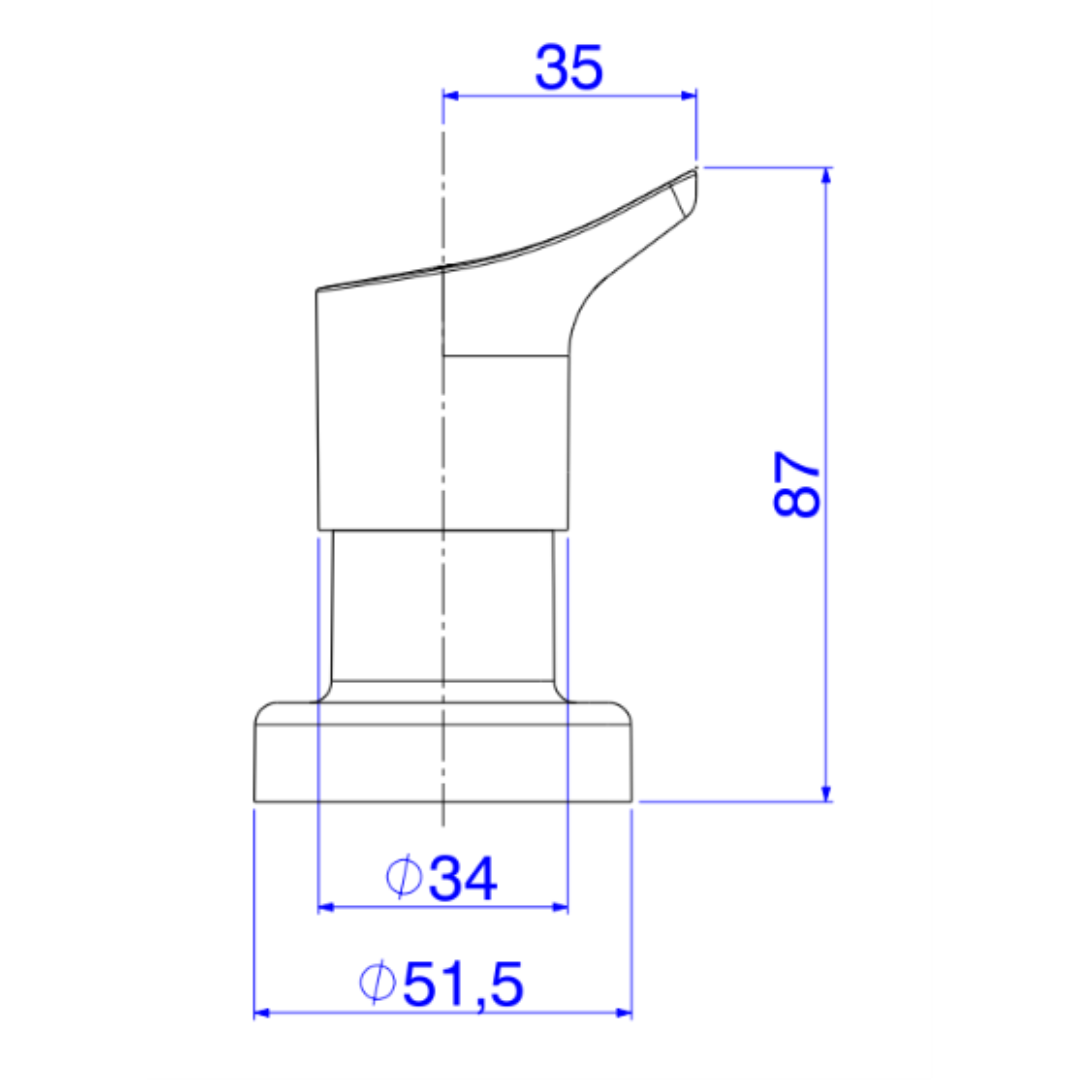 Acabamento para Registro Deca Gama 4900.C13.PQ 1/2", 3/4" e 1" Cromado — foto 4