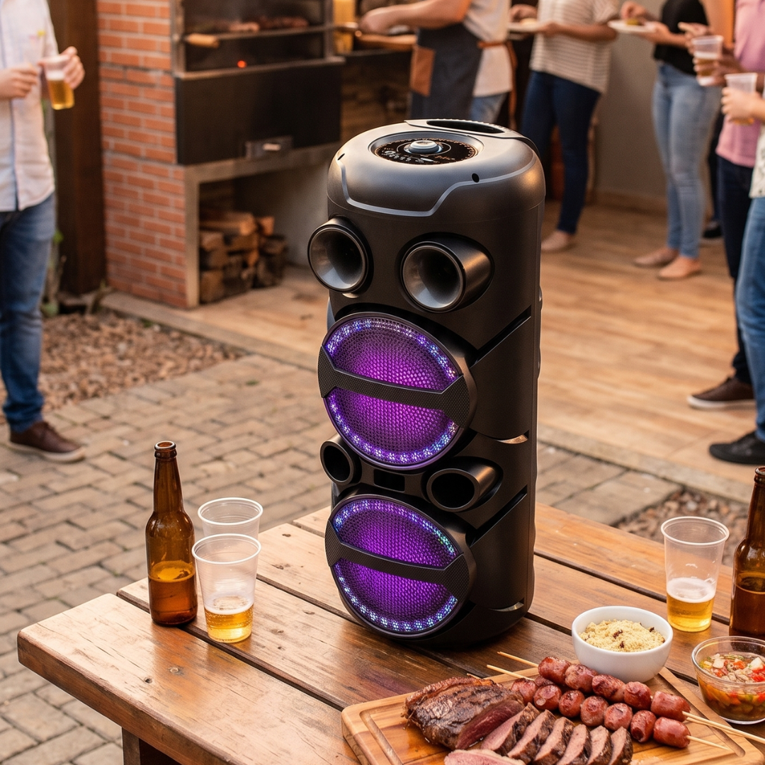 Caixa de Som Sumay Ravena 400W Preta — foto 4