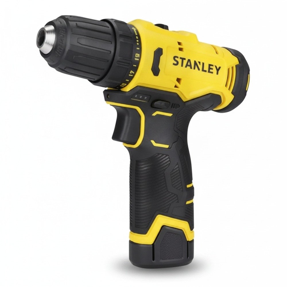 Parafusadeira e Furadeira Stanley SCD10D2K Bivolt com 2 Baterias