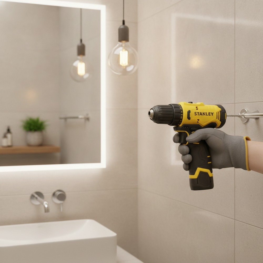 Parafusadeira e Furadeira Stanley SCD10D2K Bivolt com 2 Baterias — foto 4