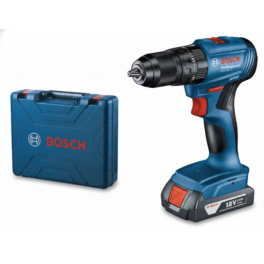 Parafusadeira e Furadeira Bosch GSB 185-LI 18V com Maleta — foto 2