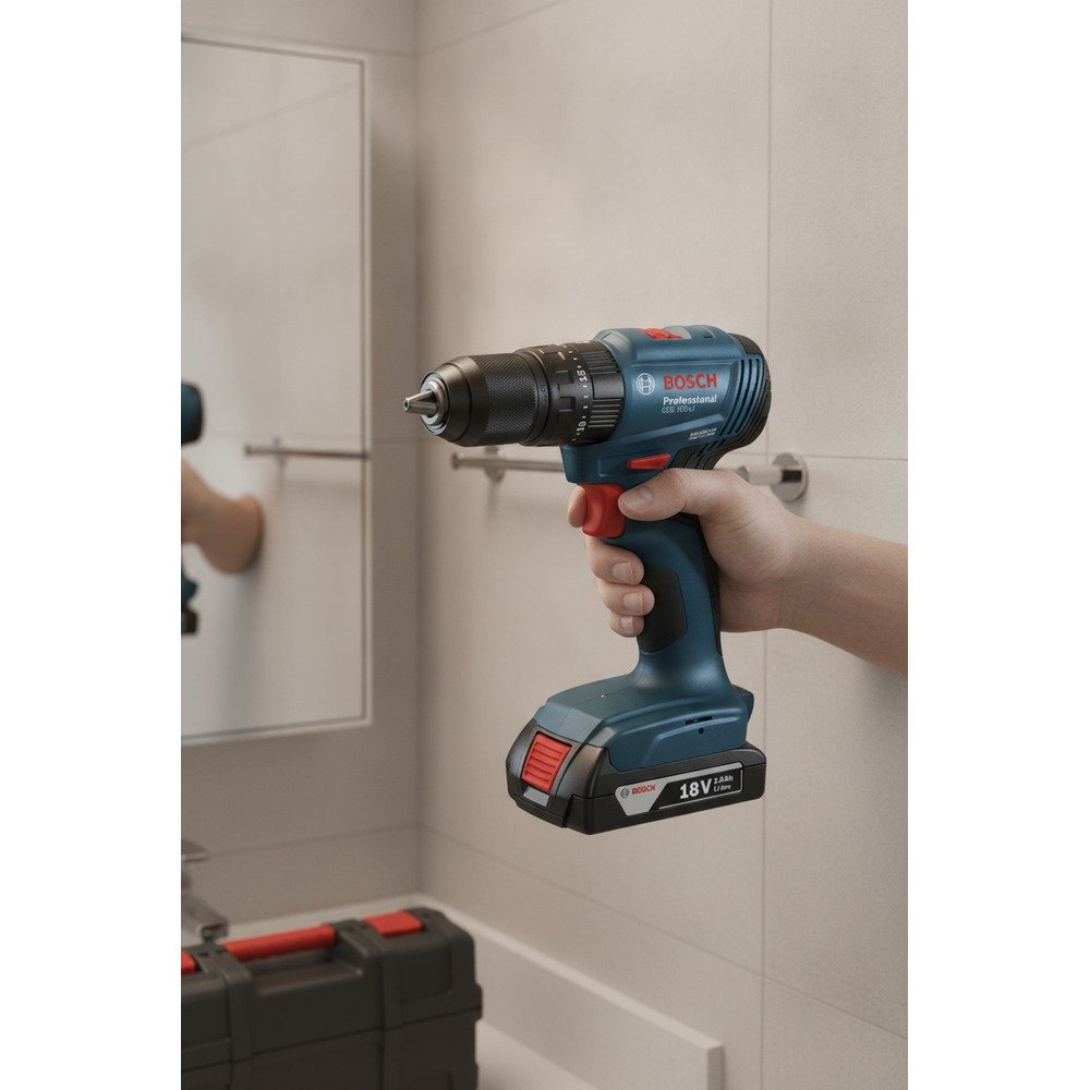 Parafusadeira e Furadeira Bosch GSB 185-LI 18V com Maleta — foto 4