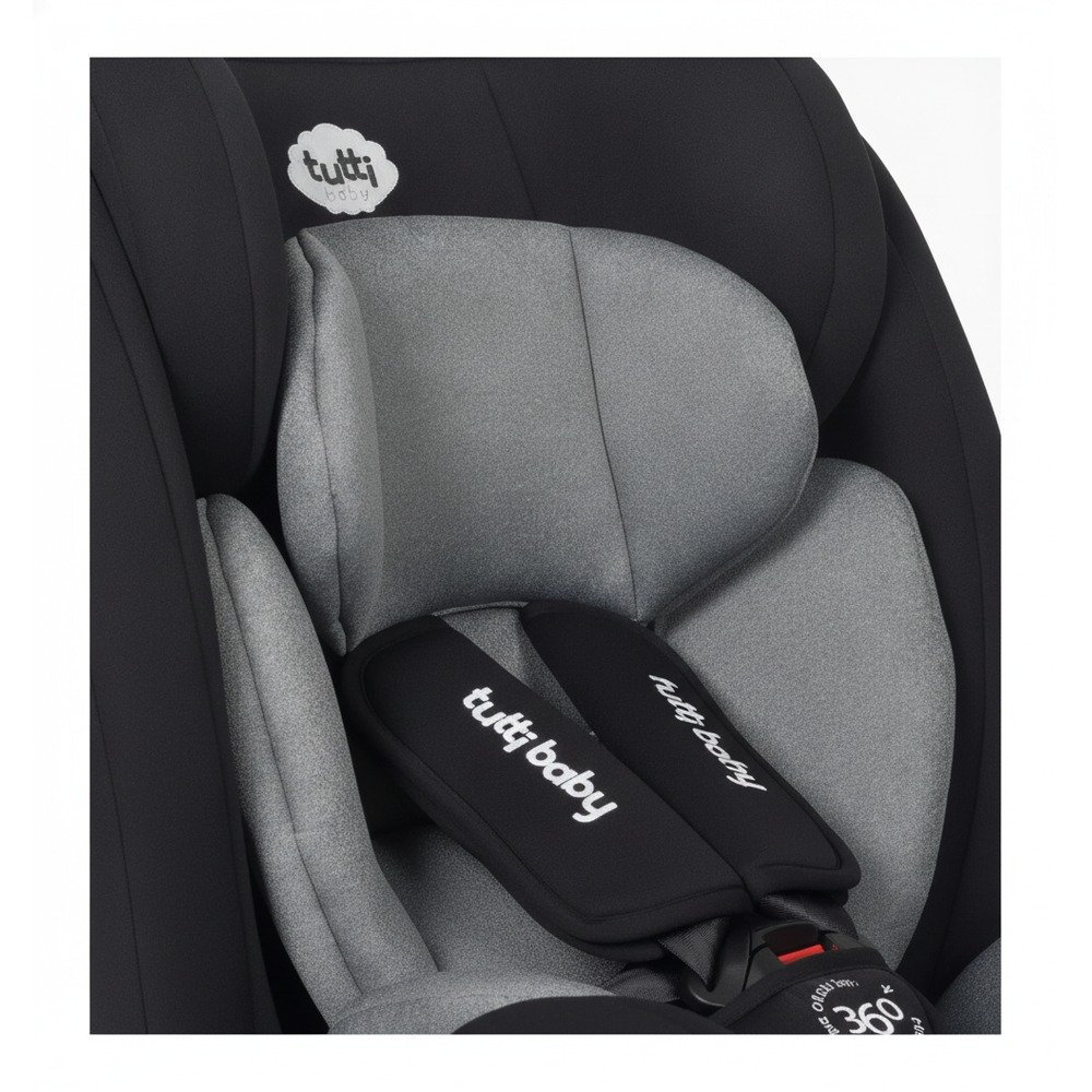 Cadeira de Bebê Tutti Baby Essence Isofix 0 a 36kg Preto e Cinza — foto 4